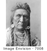 #7008 Stock Photography: Crow Indian Man Called Wolf