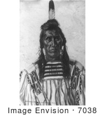 #7038 Stock Photography: Crow Indian Man Called Chief Pretty Eagle