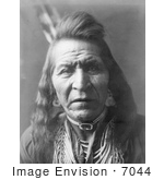 #7044 Stock Photography: Crow Indian Man By The Name Of Two Leggings