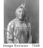 #7048 Apsaroke Native American Indian Man Named Sitting Elk