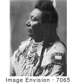 #7065 Stock Photography: Crow Native American Man Called Plenty Coups