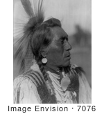 #7076 Stock Image Of A Hidatsa Native American Man Called Rabbit Head