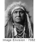 #7082 Stock Photography: Apsaroke Indian Called White Man Runs Him