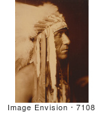 #7108 Stock Photography: Crow Indian Man Pretty Paint