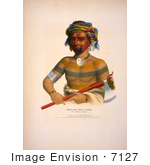 #7127 Ioway Indian Chief Named Shau-Hau-Napo-Tinia