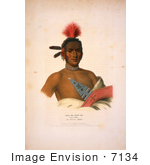 #7134 Moa-Na-Hon-Ga/Great Walker Ioway Indian Chief
