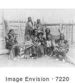 #7220 Stock Image: Sioux Indian Family