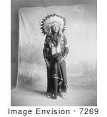 #7269 Stock Image: Sioux Indian Named Eagle Shirt