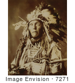 #7271 Stock Image: Shot In The Eye Sioux Native American