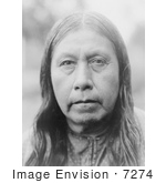 #7274 Stock Photography: Wichita Indian Woman’S Face