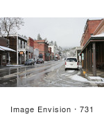 #731 Photograph Of The Historic Town Of Jacksonville Oregon In Winter