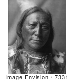 #7331 Stock Image: Brule Native American Man Named Hollow Horn Bear