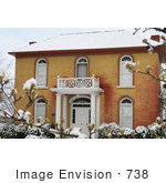 #738 Photograph Of The Bf Dowell House