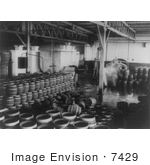 #7429 Stock Picture Of Confiscated Barrels Of Liquor During The Dry Years