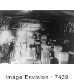 #7439 Stock Image of Confiscated Boxes of Alcohol in a Warehouse, Prohibition by JVPD