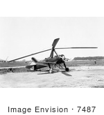 #7487 Stock Picture Of A Pitcairn Paa-1 Autogiro