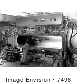 #7498 Stock Picture Of A M-1 Model In Hypersonic Tunnel