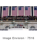 #7516 George W Bush During Inaugural Address