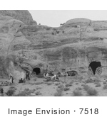 #7518 Stock Photography: Modern Petrans At Wady Farrassa Petra