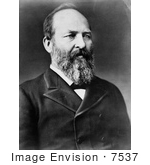 #7537 Picture of James Abram Garfield by JVPD