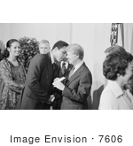#7606 Picture Of Jimmy Carter Greeting Mohammed Ali