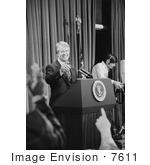 #7611 Picture Of Jimmy Carter At A Press Conference