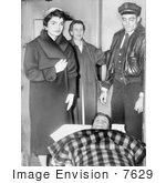 #7629 Photo Of Jacqueline Kennedy With Jfk On Gurney