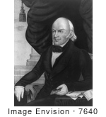 #7640 Image Of American President John Quincy Adams
