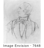#7648 Picture Of The Tenth American President John Tyler
