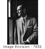 #7652 Picture of President Lyndon Baines Johnson, LBJ, Lyndon B Johnson by JVPD