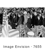 #7655 Picture of the Funeral Ceremony of Lyndon B Johnson by JVPD
