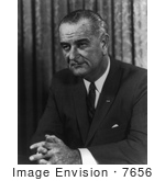 #7656 Photo Of Lyndon B Johnson