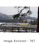 #767 Photograph of the Valley View Winery in Winter by Jamie Voetsch