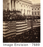 #7689 Picture Of Rutherford Hayes Presidential Inauguration