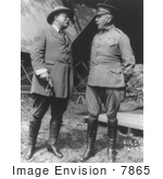 #7865 Picture of Theodore Roosevelt and General Leonard Wood by JVPD