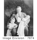 #7874 Picture of Roosevelt, Master Richard Derby, Kermit Roosevelt Jr by JVPD
