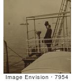 #7954 Picture Of Roosevelt Saluting War Ships