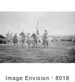 #8018 Picture of a Wild West Polo Game by JVPD