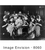 #8060 Picture Of Women Sewing