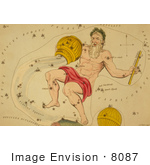 #8087 Picture Of Pisces And Aquarius Constellations
