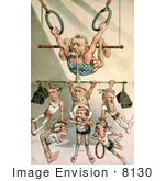 #8130 Picture of Ulysses S Grant on a Trapeze by JVPD
