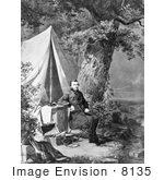 #8135 Picture Of Ulysses S Grant In Camp