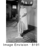#8191 Picture Of A Woman Vacuuming