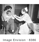 #8386 Picture Of Child Receiving A Smallpox Vaccine - 1960’S