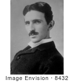 #8432 Picture of Nikola Tesla by JVPD