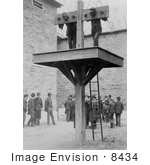 #8434 Picture of Men in a Pillory by JVPD