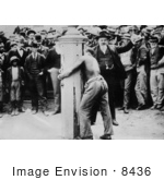 #8436 Picture of a Man Tied to a Whipping Post by JVPD