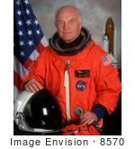 #8570 Picture Of Astronaut John Herschel Glenn Jr