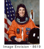 #8619 Picture Of Astronaut Nancy Jane Sherlock Currie