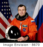 #8670 Picture Of Astronaut Vladimir Nikolayevich Dezhurov